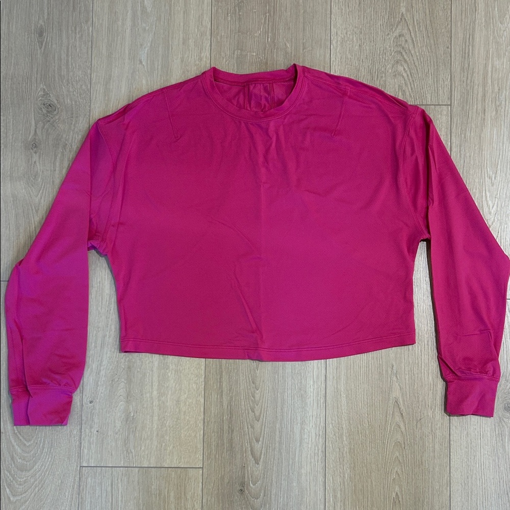 lululemon athletica Pink Abrasion-Resistant Training Long Sleeve - size 4